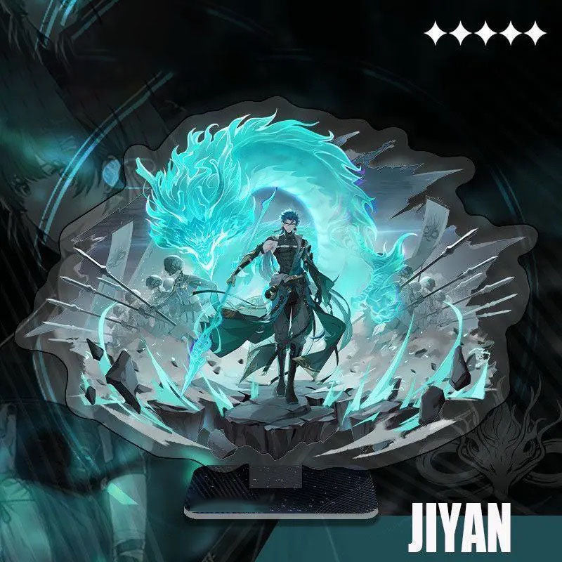 Phrolova Augusta Luno Wuthering WuWa Waves Acrylic Standee Merch - 15cm Acrylic Stand Figure for Desk Display - Desktop Decoration, Collection & Gift