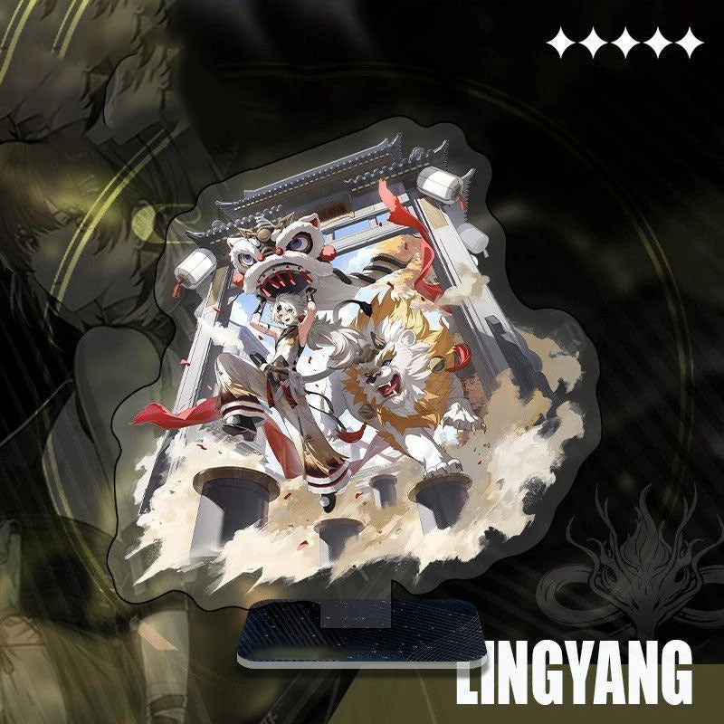 Phrolova Augusta Luno Wuthering WuWa Waves Acrylic Standee Merch - 15cm Acrylic Stand Figure for Desk Display - Desktop Decoration, Collection & Gift