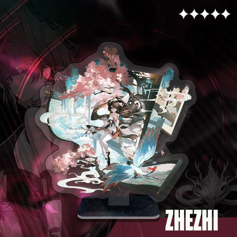 Phrolova Augusta Luno Wuthering WuWa Waves Acrylic Standee Merch - 15cm Acrylic Stand Figure for Desk Display - Desktop Decoration, Collection & Gift