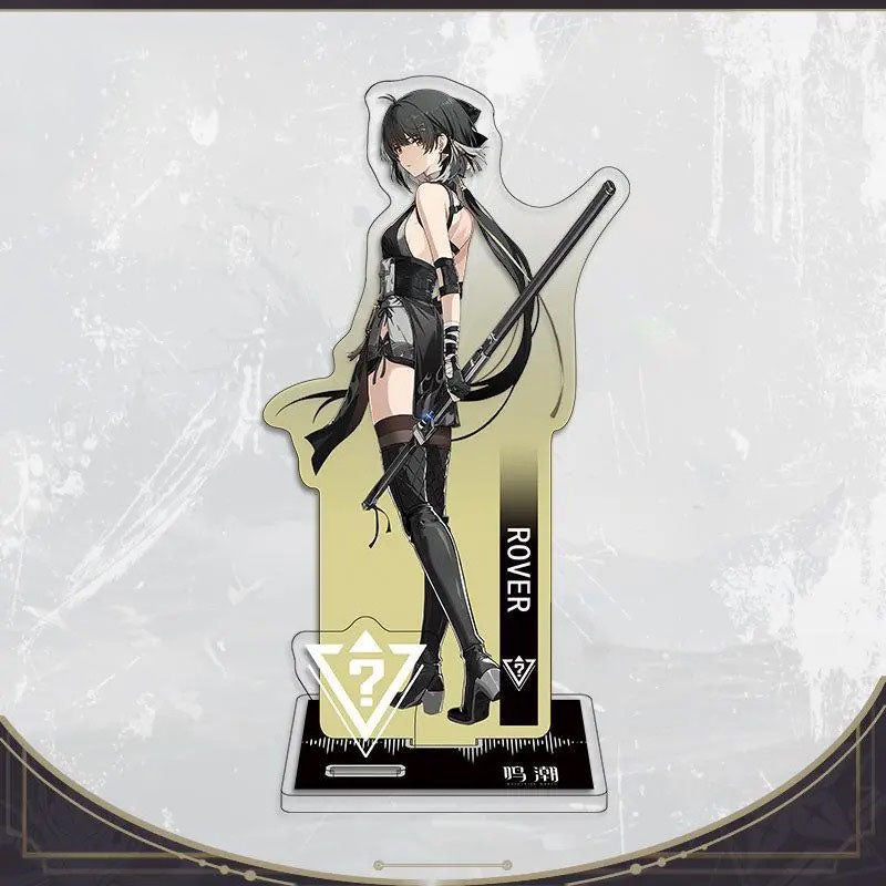 Galbrena Qiuyuan Chisa Lynae Wuthering WuWa Waves Acrylic Standee Merch - 15cm Acrylic Stand Figure for Desk Display - Desktop Decoration, Collection & Gift