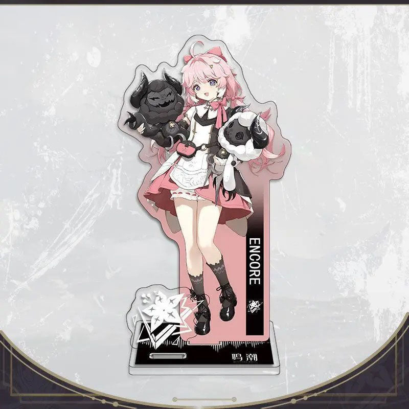 Galbrena Qiuyuan Chisa Lynae Wuthering WuWa Waves Acrylic Standee Merch - 15cm Acrylic Stand Figure for Desk Display - Desktop Decoration, Collection & Gift