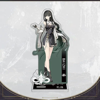 Galbrena Qiuyuan Chisa Lynae Wuthering WuWa Waves Acrylic Standee Merch - 15cm Acrylic Stand Figure for Desk Display - Desktop Decoration, Collection & Gift