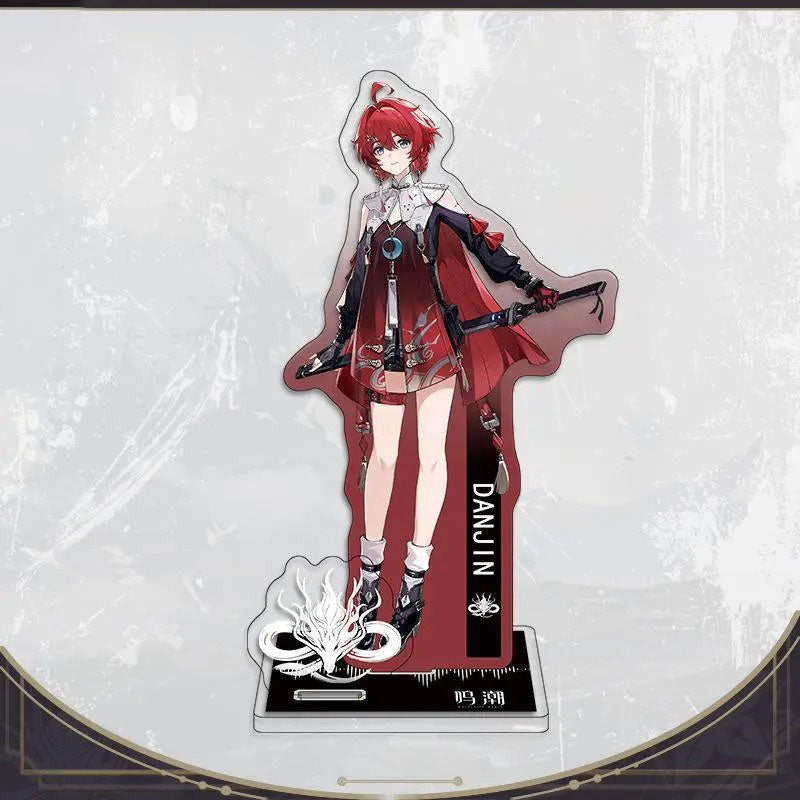 Galbrena Qiuyuan Chisa Lynae Wuthering WuWa Waves Acrylic Standee Merch - 15cm Acrylic Stand Figure for Desk Display - Desktop Decoration, Collection & Gift