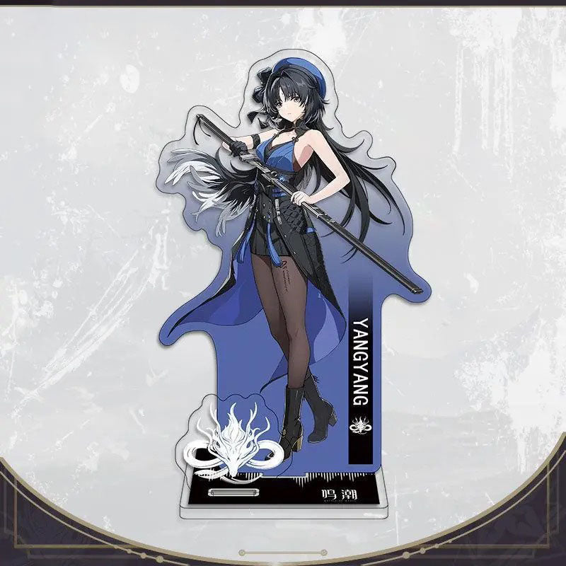 Galbrena Qiuyuan Chisa Lynae Wuthering WuWa Waves Acrylic Standee Merch - 15cm Acrylic Stand Figure for Desk Display - Desktop Decoration, Collection & Gift