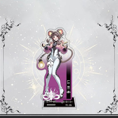 Galbrena Qiuyuan Chisa Lynae Wuthering WuWa Waves Acrylic Standee Merch - 15cm Acrylic Stand Figure for Desk Display - Desktop Decoration, Collection & Gift