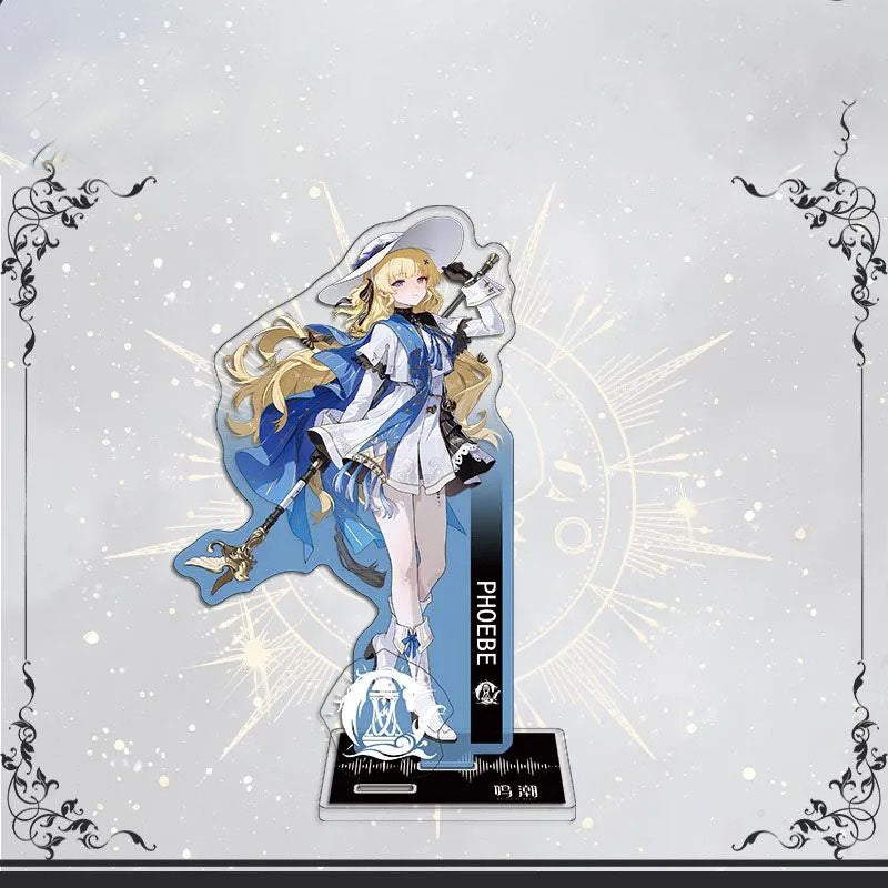 Galbrena Qiuyuan Chisa Lynae Wuthering WuWa Waves Acrylic Standee Merch - 15cm Acrylic Stand Figure for Desk Display - Desktop Decoration, Collection & Gift