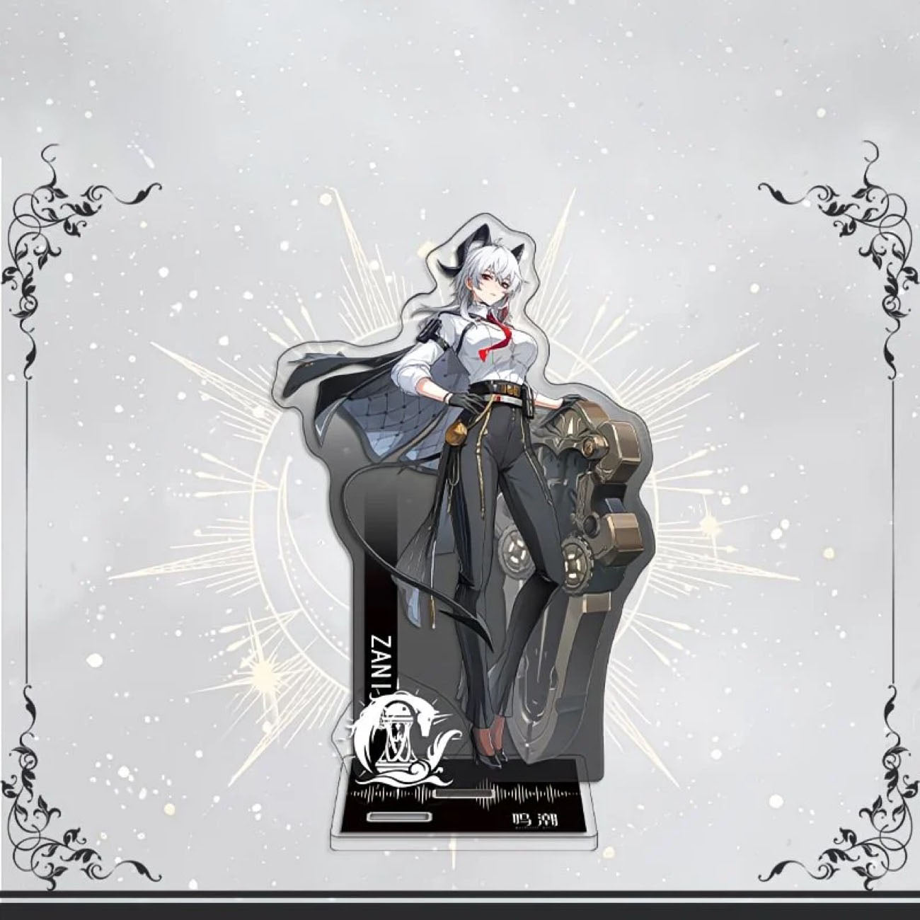 Galbrena Qiuyuan Chisa Lynae Wuthering WuWa Waves Acrylic Standee Merch - 15cm Acrylic Stand Figure for Desk Display - Desktop Decoration, Collection & Gift