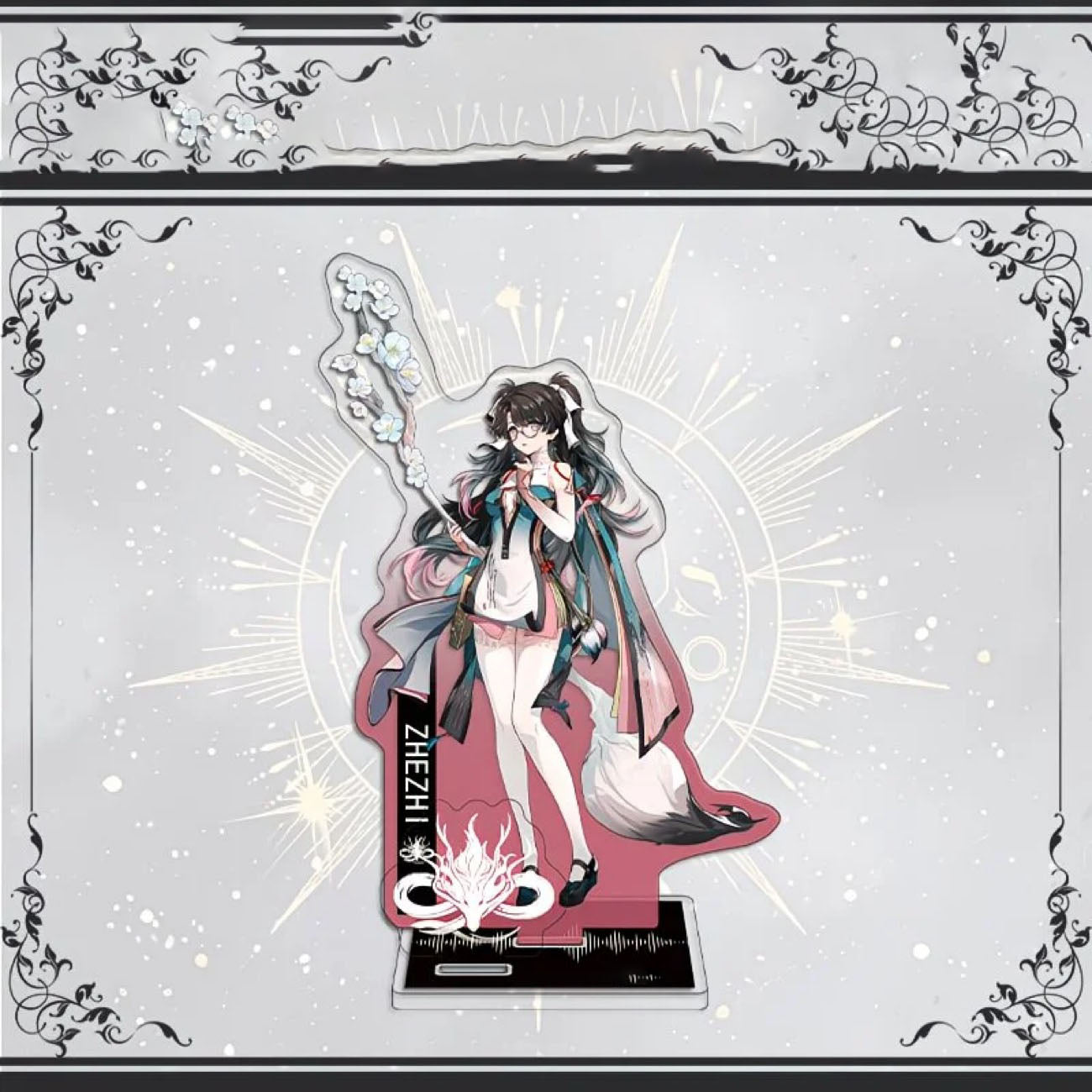 Galbrena Qiuyuan Chisa Lynae Wuthering WuWa Waves Acrylic Standee Merch - 15cm Acrylic Stand Figure for Desk Display - Desktop Decoration, Collection & Gift