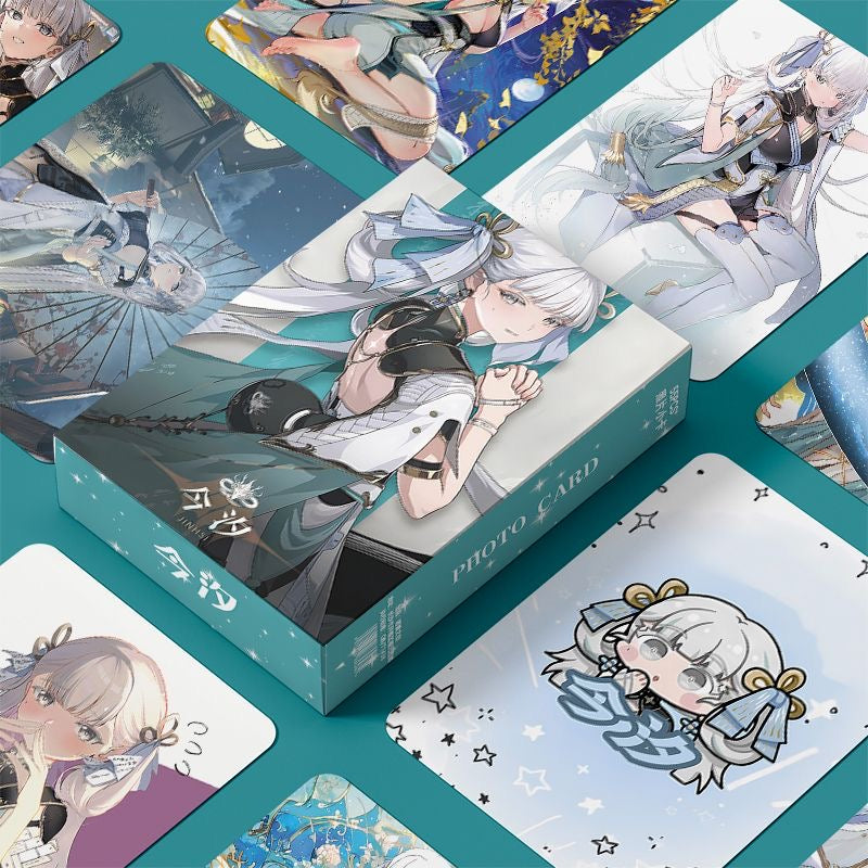 Phrolova Wuthering WuWa Waves Holographic Cards - 50 Pcs Game Character Cards - Ciaccona Cartethyia Lupa Phrolova - Anime Style Collection for Fans and Gamers - Zllada