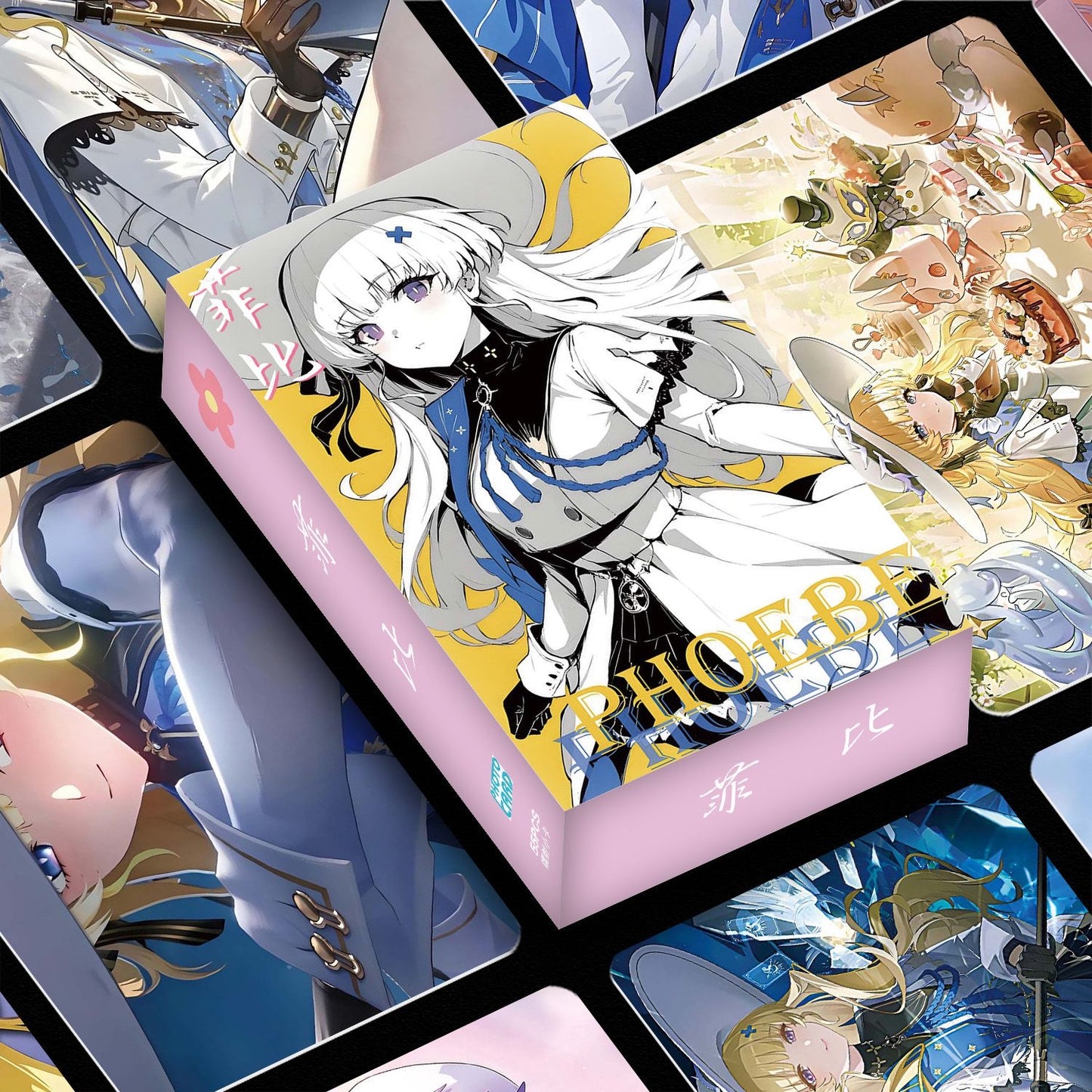 Phrolova Wuthering WuWa Waves Holographic Cards - 50 Pcs Game Character Cards - Ciaccona Cartethyia Lupa Phrolova - Anime Style Collection for Fans and Gamers - Zllada