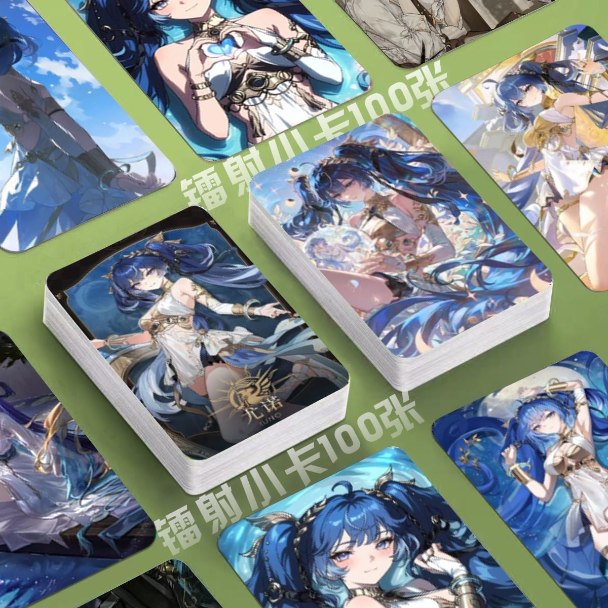Phrolova Wuthering WuWa Waves Holographic Cards - 50 Pcs Game Character Cards - Ciaccona Cartethyia Lupa Phrolova - Anime Style Collection for Fans and Gamers - Zllada