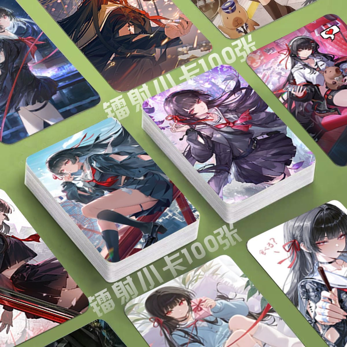 Phrolova Wuthering WuWa Waves Holographic Cards - 50 Pcs Game Character Cards - Ciaccona Cartethyia Lupa Phrolova - Anime Style Collection for Fans and Gamers - Zllada