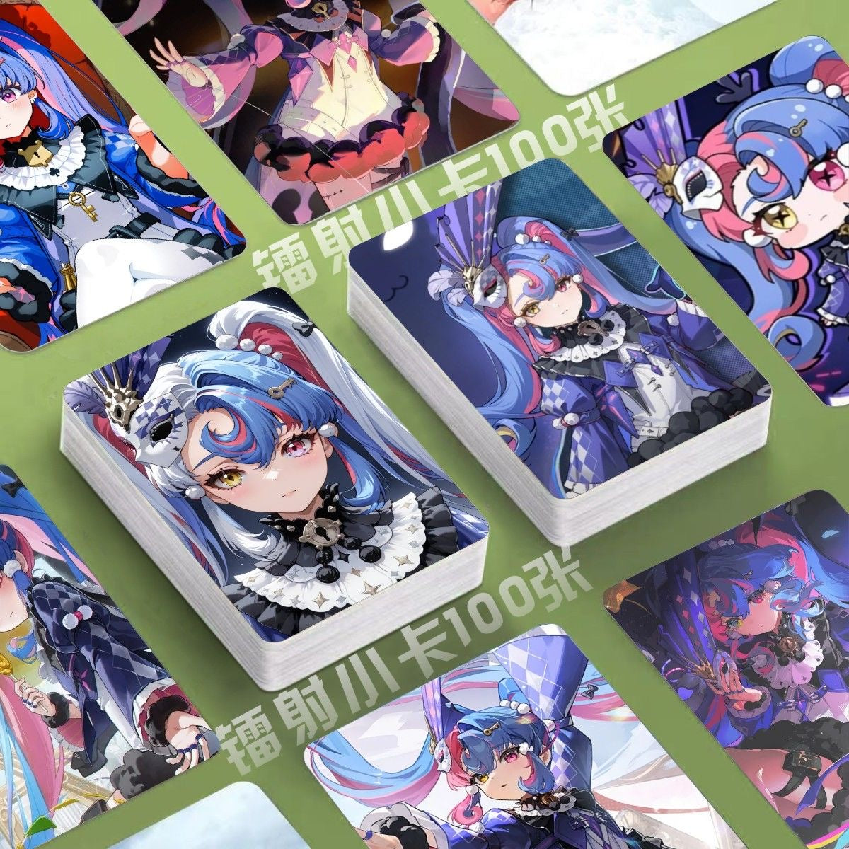 Phrolova Wuthering WuWa Waves Holographic Cards - 50 Pcs Game Character Cards - Ciaccona Cartethyia Lupa Phrolova - Anime Style Collection for Fans and Gamers - Zllada