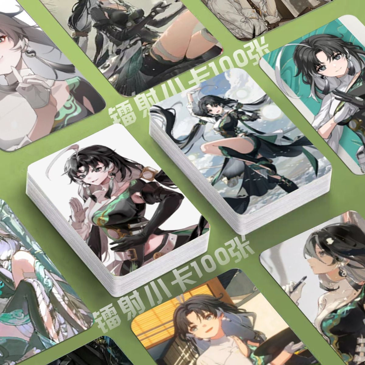 Phrolova Wuthering WuWa Waves Holographic Cards - 50 Pcs Game Character Cards - Ciaccona Cartethyia Lupa Phrolova - Anime Style Collection for Fans and Gamers - Zllada