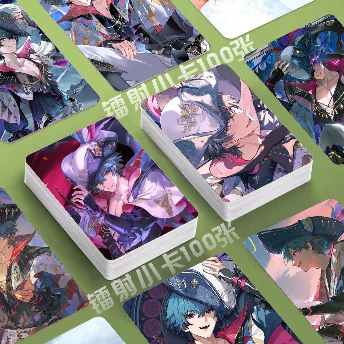 Phrolova Wuthering WuWa Waves Holographic Cards - 50 Pcs Game Character Cards - Ciaccona Cartethyia Lupa Phrolova - Anime Style Collection for Fans and Gamers - Zllada