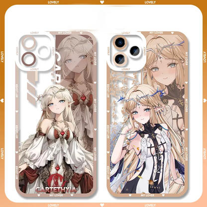 Cartethyia Wuthering WuWa Waves Phone Case  - Transparent Silicone Full Camera Protection All Round Defense Non Slip Cover - Zllada