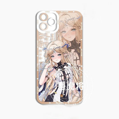 Cartethyia Wuthering WuWa Waves Phone Case  - Transparent Silicone Full Camera Protection All Round Defense Non Slip Cover - Zllada