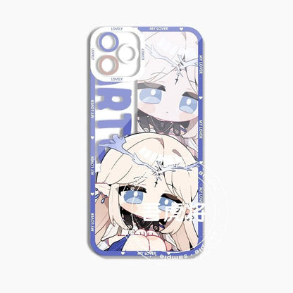 Cartethyia Wuthering WuWa Waves Phone Case  - Transparent Silicone Full Camera Protection All Round Defense Non Slip Cover - Zllada