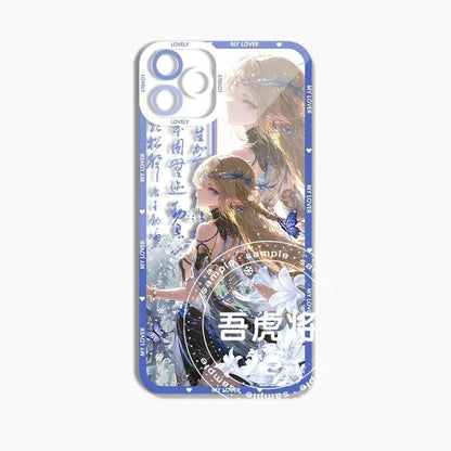 Cartethyia Wuthering WuWa Waves Phone Case  - Transparent Silicone Full Camera Protection All Round Defense Non Slip Cover - Zllada