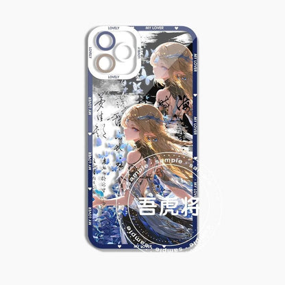 Cartethyia Wuthering WuWa Waves Phone Case  - Transparent Silicone Full Camera Protection All Round Defense Non Slip Cover - Zllada
