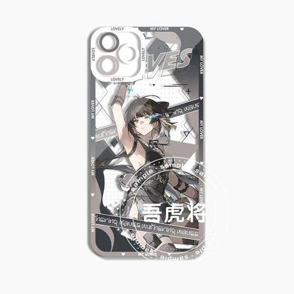 Rover Phrolova Augusta Wuthering WuWa Waves Phone Case  - Transparent Silicone Full Camera Protection All Round Defense Non Slip Cover - Zllada