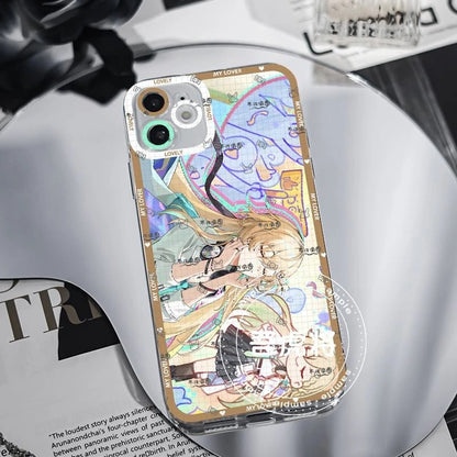 Lynae Wuthering WuWa Waves Phone Case  - Transparent Silicone Full Camera Protection All Round Defense Non Slip Cover - Zllada