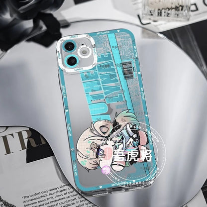 Lynae Wuthering WuWa Waves Phone Case  - Transparent Silicone Full Camera Protection All Round Defense Non Slip Cover - Zllada