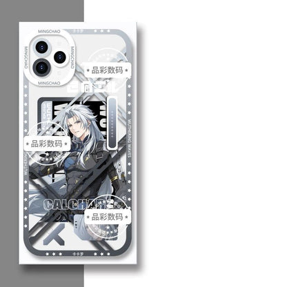 Luno Galbrena Qiuyuan Wuthering WuWa Waves Phone Case  - Transparent Silicone Full Camera Protection All Round Defense Non Slip Cover - Zllada