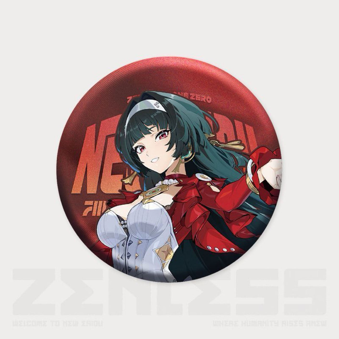 Zone Zero Character Pin Badges - 58mm Refrigerator Magnet Anime Game Merch Gift for Fans and Students - Zllada