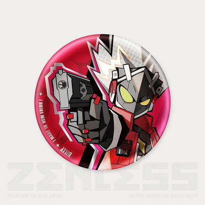 Q Style Zone Zero Character Pin Badges - 58mm Refrigerator Magnet Anime Game Merch Gift for Fans and Students - Zllada