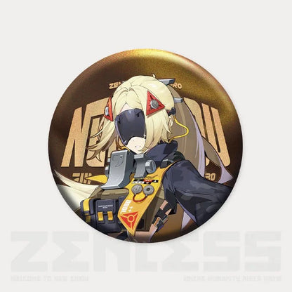 Zone Zero Character Pin Badges - 58mm Refrigerator Magnet Anime Game Merch Gift for Fans and Students - Zllada