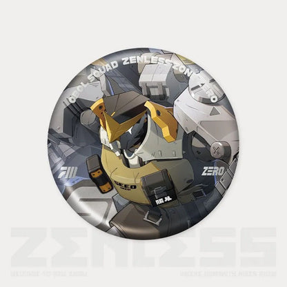 Zone Zero Character Pin Badges - 58mm Refrigerator Magnet Anime Game Merch Gift for Fans and Students - Zllada