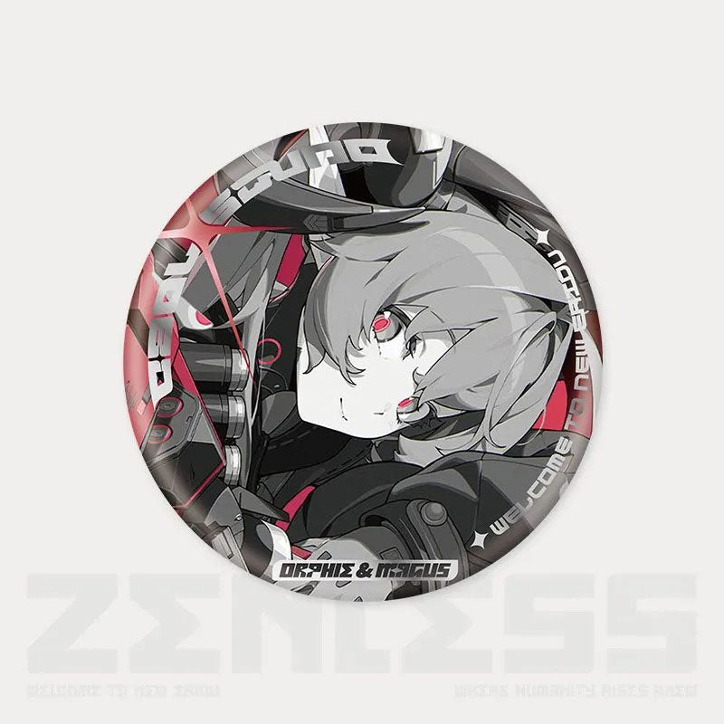 Zone Zero Character Pin Badges - 58mm Refrigerator Magnet Anime Game Merch Gift for Fans and Students - Zllada