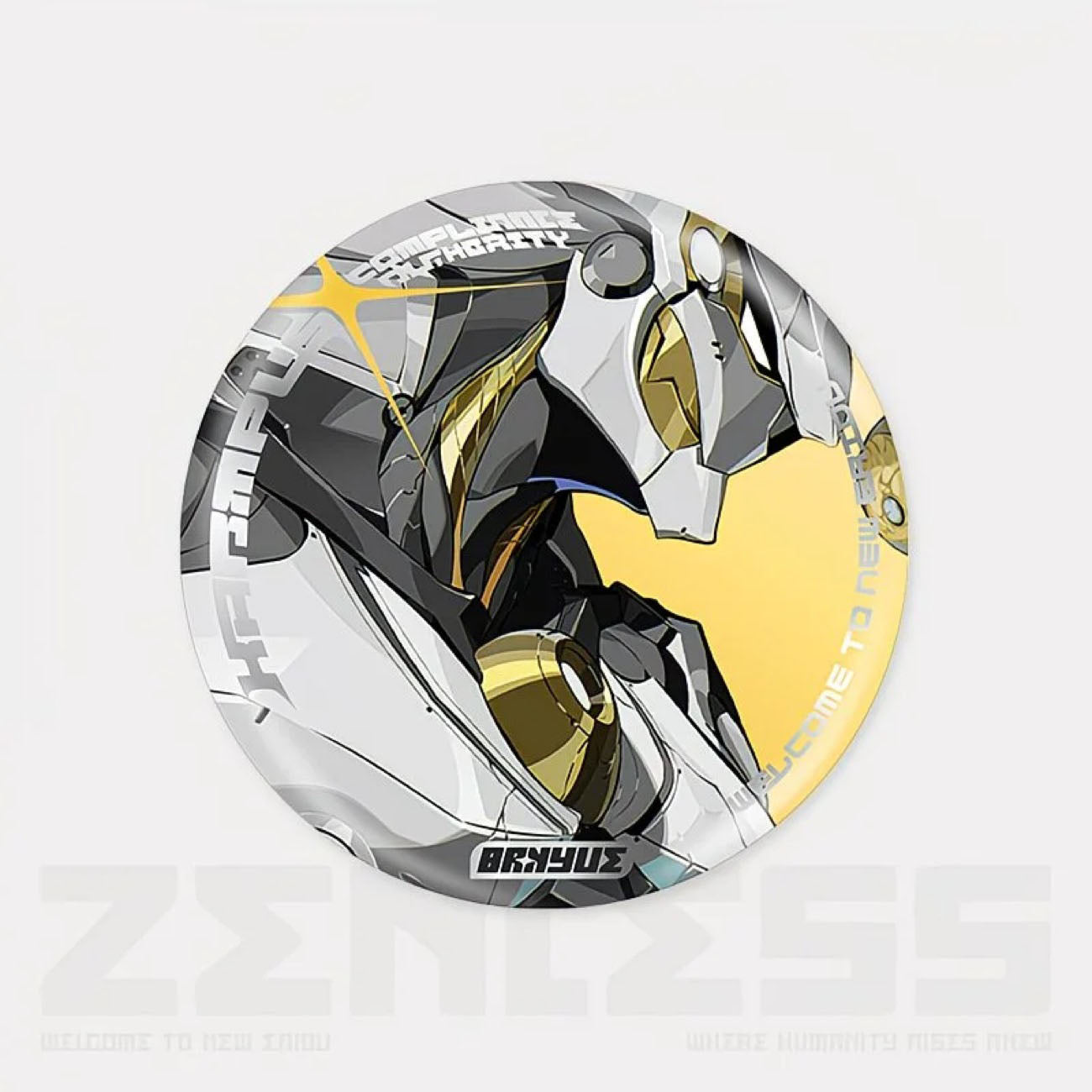 Zone Zero Character Pin Badges - 58mm Refrigerator Magnet Anime Game Merch Gift for Fans and Students - Zllada