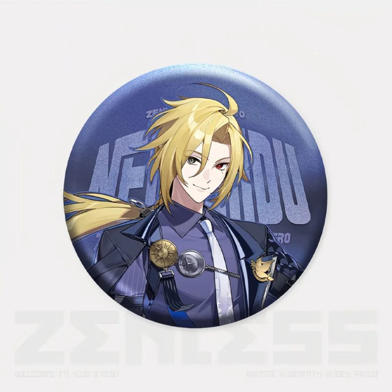 Zone Zero Character Pin Badges - 58mm Refrigerator Magnet Anime Game Merch Gift for Fans and Students - Zllada
