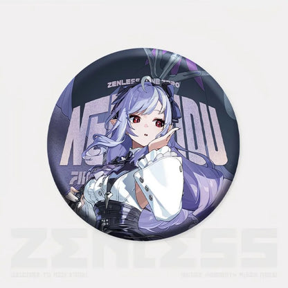 Zone Zero Character Pin Badges - 58mm Refrigerator Magnet Anime Game Merch Gift for Fans and Students - Zllada