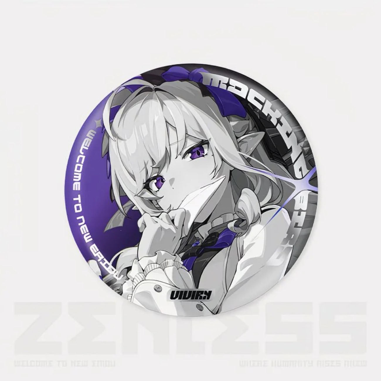 Zone Zero Character Pin Badges - 58mm Refrigerator Magnet Anime Game Merch Gift for Fans and Students - Zllada