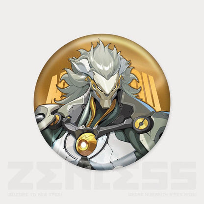 Zone Zero Character Pin Badges - 58mm Refrigerator Magnet Anime Game Merch Gift for Fans and Students - Zllada