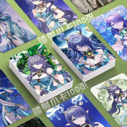 Genshin Holographic 50 Pcs Cards -  Gamers Fans Gift - Zllada