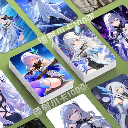 Genshin Holographic 50 Pcs Cards -  Gamers Fans Gift - Zllada