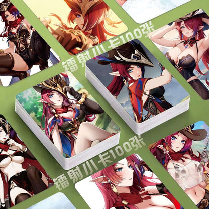 Genshin Holographic 50 Pcs Cards -  Gamers Fans Gift - Zllada