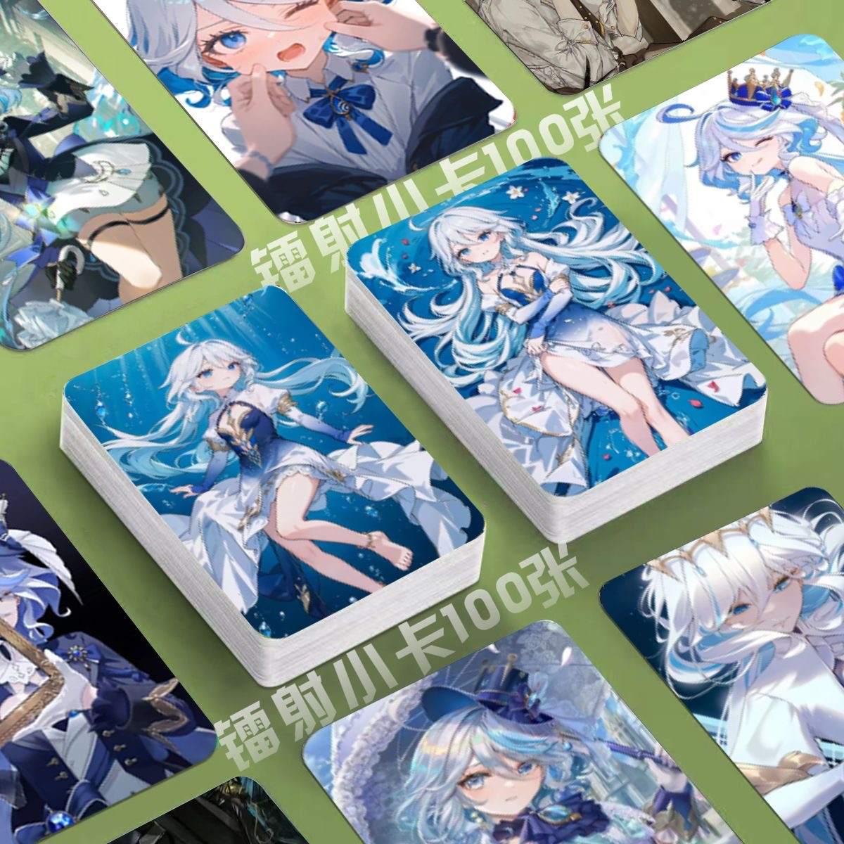 Genshin Holographic 50 Pcs Cards -  Gamers Fans Gift - Zllada