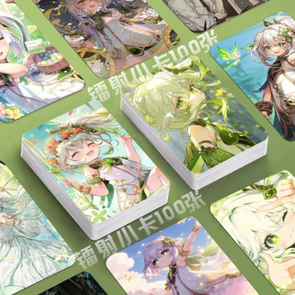 Genshin Holographic 50 Pcs Cards -  Gamers Fans Gift - Zllada