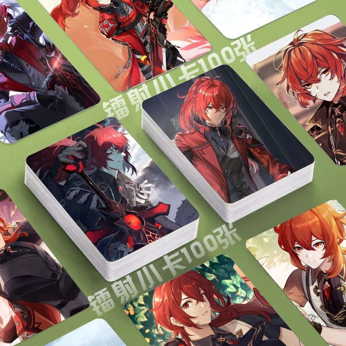 Genshin Holographic 50 Pcs Cards -  Gamers Fans Gift - Zllada