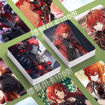 Genshin Holographic 50 Pcs Cards -  Gamers Fans Gift - Zllada