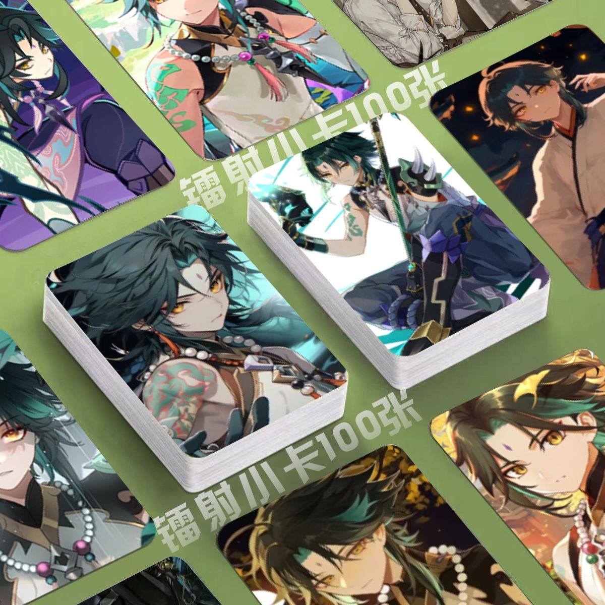 Genshin Holographic 50 Pcs Cards -  Gamers Fans Gift - Zllada