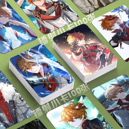 Genshin Holographic 50 Pcs Cards -  Gamers Fans Gift - Zllada