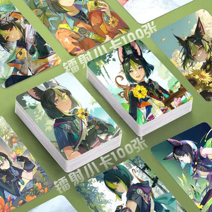 Genshin Holographic 50 Pcs Cards -  Gamers Fans Gift - Zllada
