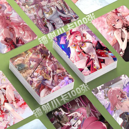 Genshin Holographic 50 Pcs Cards -  Gamers Fans Gift - Zllada