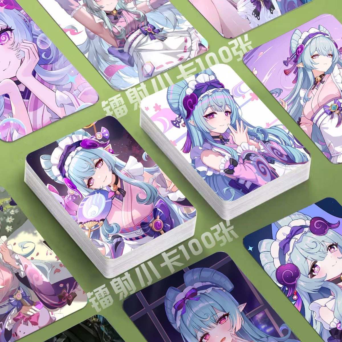 Genshin Holographic 50 Pcs Cards -  Gamers Fans Gift - Zllada